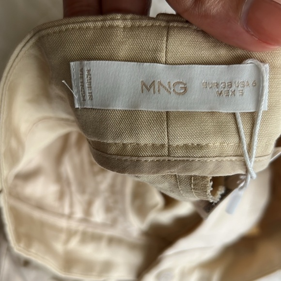 Mango Tan Pleated Shorts - Picture 7 of 10
